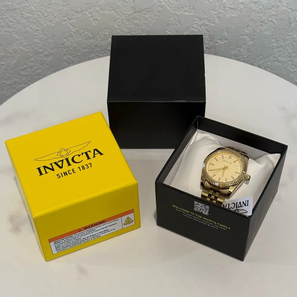 Invicta Celestial Somerset Men's Watch - 36mm, Gold NWT
